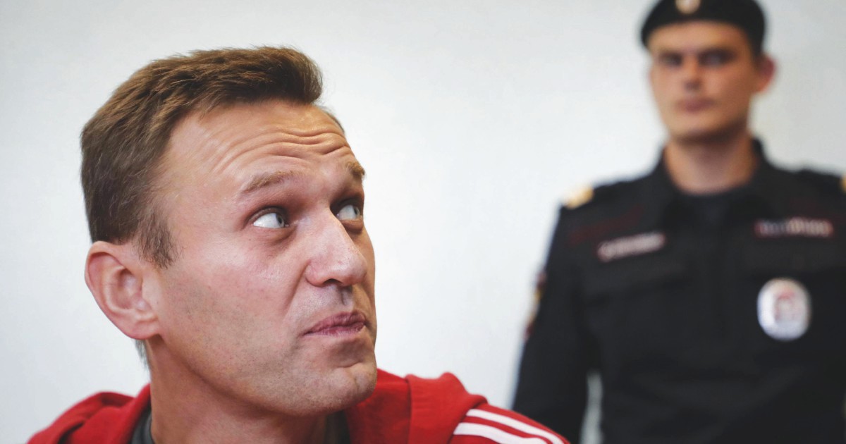   In Moscow, Navalny jail until February 15.  