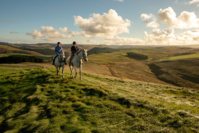 Horseback Riding in the Chevrolet Hills - DR Visits Scotland - David N. Anderson