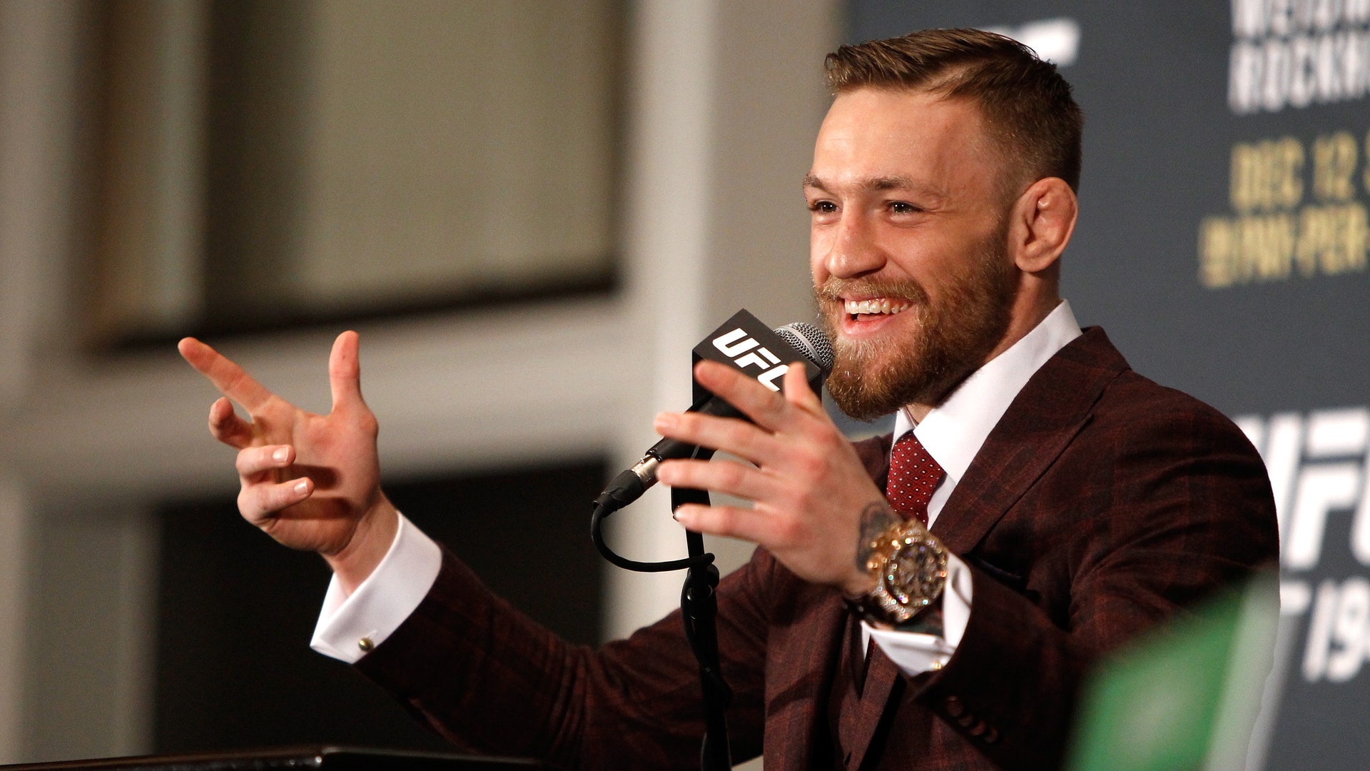 Conor McGregor has unveiled a million-dollar watch that will amaze his mind

