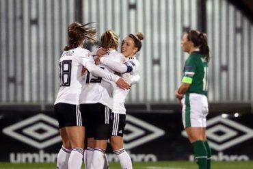 The DFB women beat Ireland at the end of their European Championship qualification
