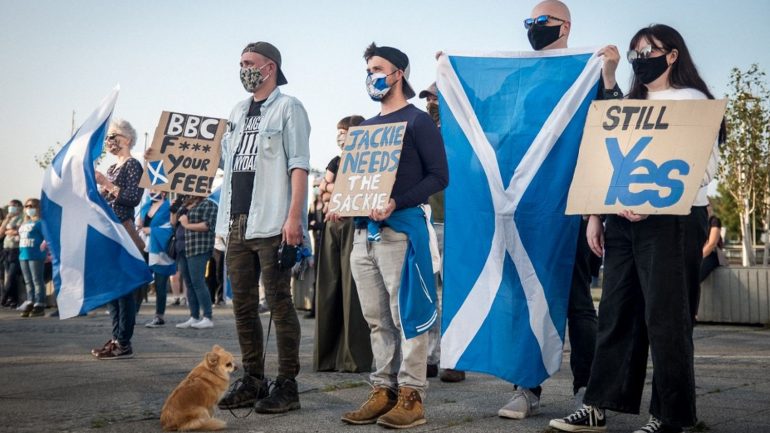 The majority of voters want a referendum on independence