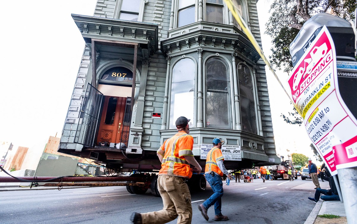   139-year-old home moved to San Francisco |  The world


