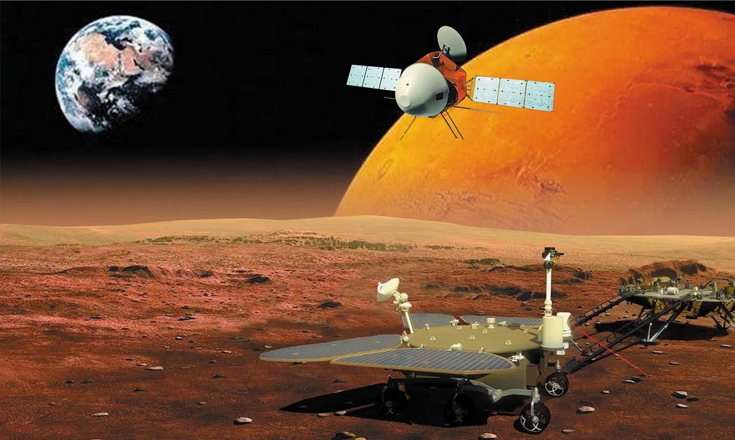 Tianwen-1 enters orbit around Mars - space

