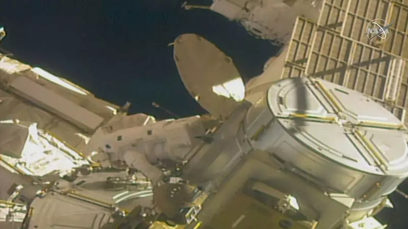 Astronauts successfully complete installation of new International Space Station batteries "out"