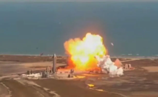 Elon Musk SpaceX Starship SN9 Prototype Rocket Explodes