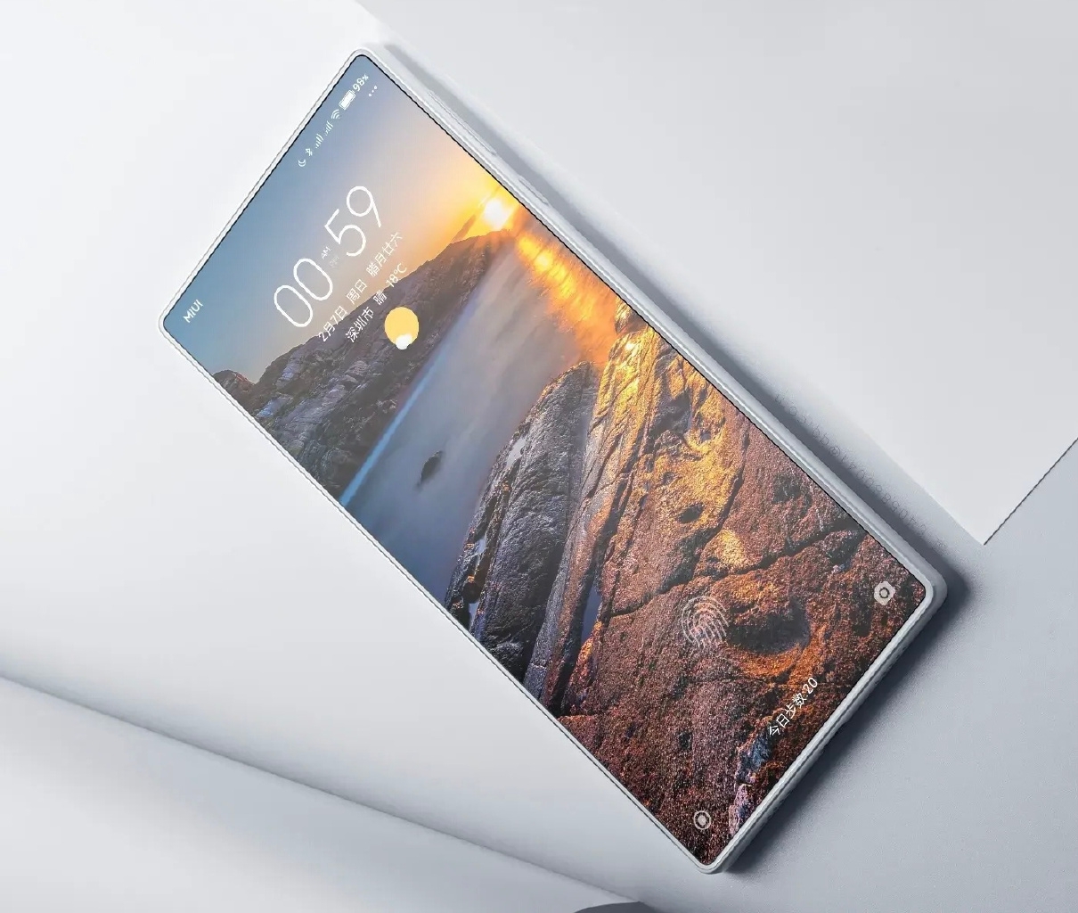 Quality images of Xiaomi Mi Mix 4 with sub-screen camera

