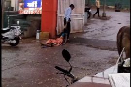 Security guard drags a woman in Madhya Pradesh
