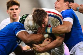 Why two changes were made to France's XV after the incident in Italy