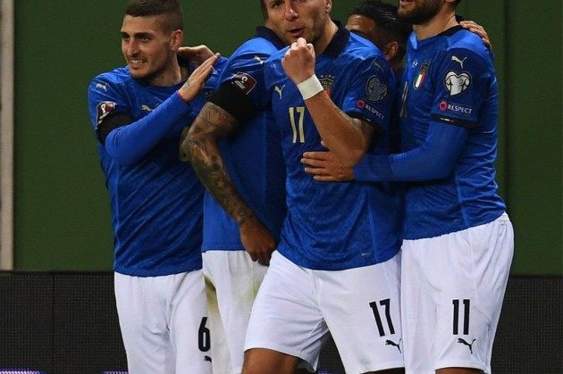Italiano venceram a Irlanda do Norte por 2 a 0