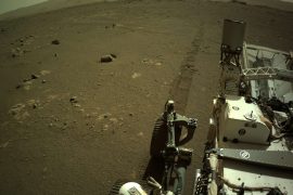 Perseverance on Mars: 16 minutes of recorded sound of a moving rover