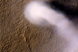 The dust on Mars got in the devil photo - Mars News