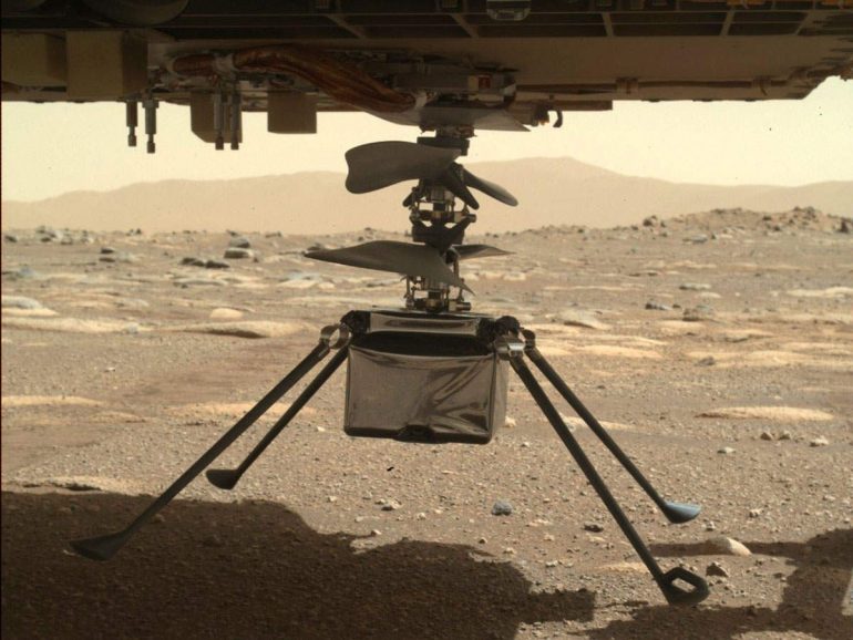 NASA Tactical Helicopter on Mars: Tactical Red Planet Mars Helicopter NASA's Perseverance