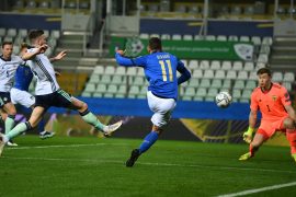 Italy begin to win again: Berardi and Immobile beat Northern Ireland