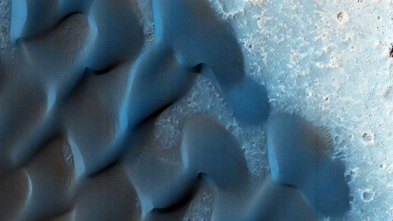 The blues of Mars