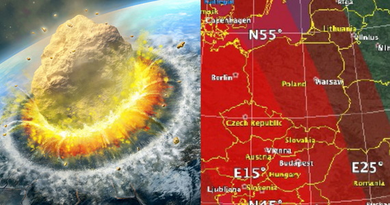 NASA Simulation: An asteroid lands on Earth - Poland in the area of ​​destruction