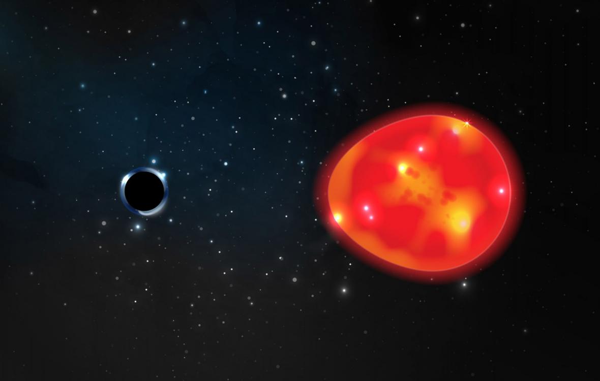   Astronomers have discovered the smallest black hole.  It is in close proximity to Earth - 24T24 - Czech television

