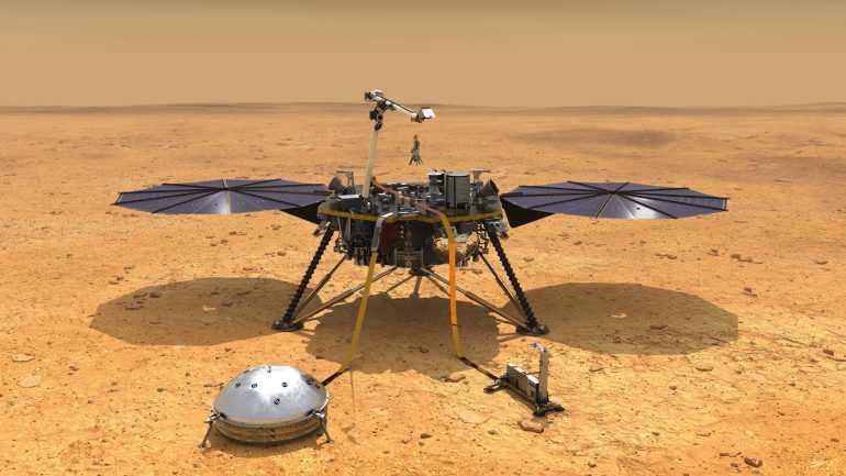 NASA's Mars landing module is in emergency hibernation mode