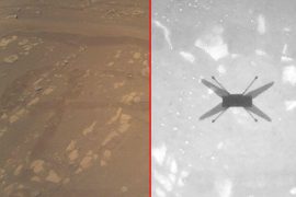 NASA's mini-helicopter trick lands on Mars and sends first photos