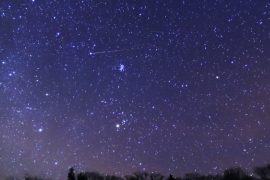 Sky view: The peak of the Liridi meteorite