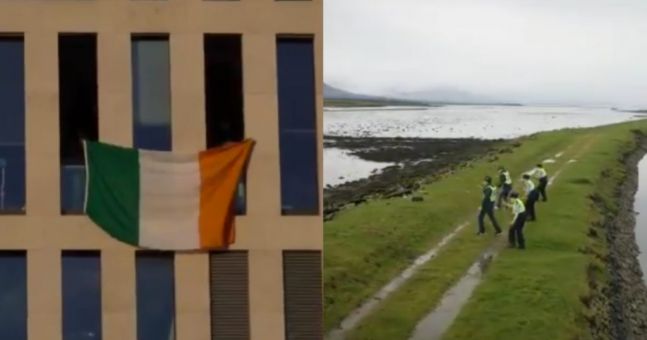 Swiss police fly Irish tricolor to celebrate Garde's 'perfect' dance challenge
