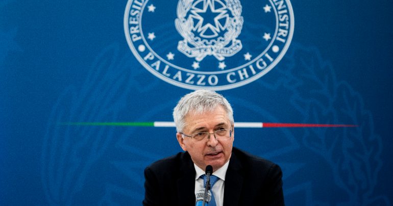 Global minimum tax for multinational companies, revises US rate below: 15%.  Italy agrees: to a deal at the G20 in Venice