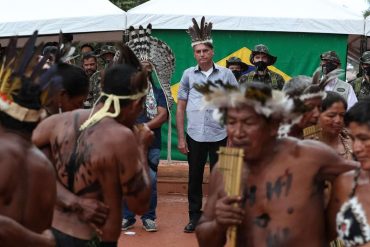 In Brazil, Jair Bolsonaro promises Yanomami natives that they will end illegal mining