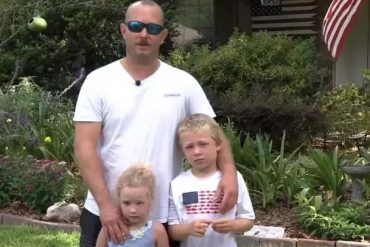 A 7-year-old boy rescues his father and sister after swimming for an hour to help