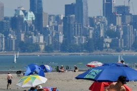 A "hot dome" in the west causes record temperatures
