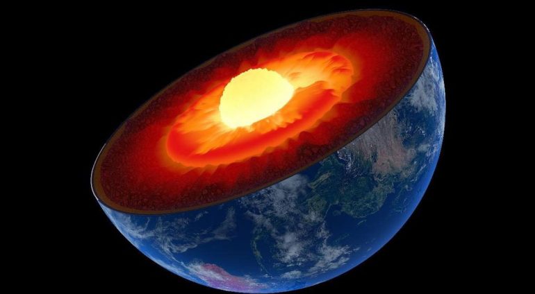 An unexplained phenomenon pushes the Earth's core out of equilibrium