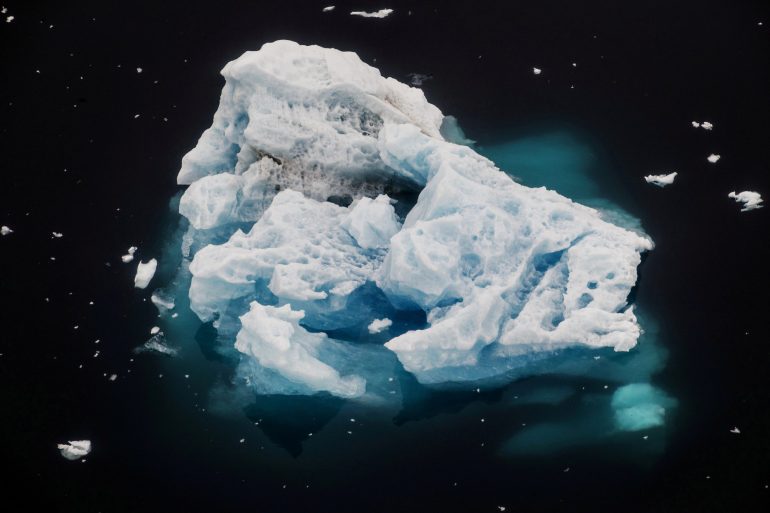 Antarctic ice melting - sea level rise by 2100