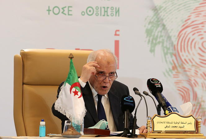The results of the Algerian Assembly elections were announced at a press conference in Algiers on Tuesday, June 15, 2021, by the President of the National Independent Electoral Authority, Mohammed Charfi.