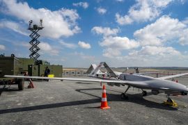 Turkish drone defuses Russian air defense video