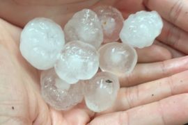 Large hailstones fall on Kardashian, Vidin and Montana (video)