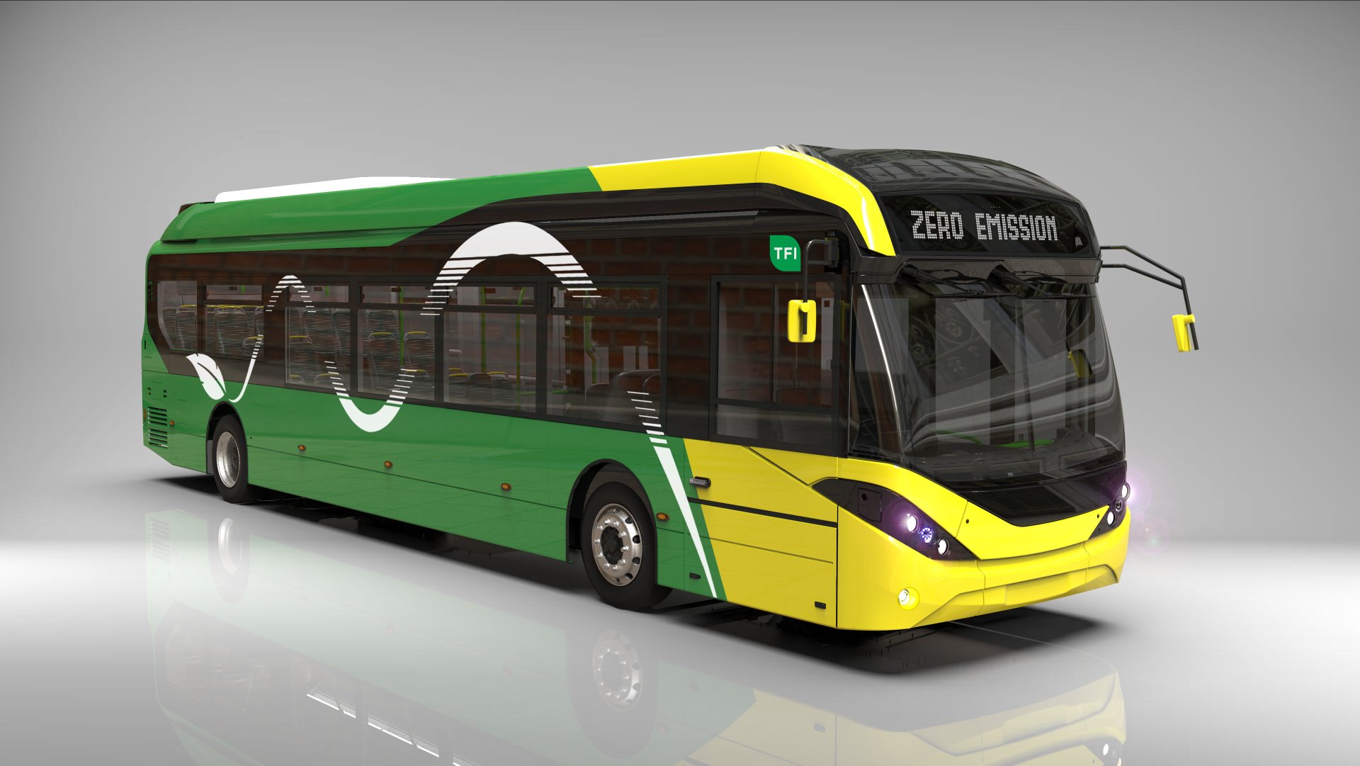 200 electronic buses will arrive in Ireland

