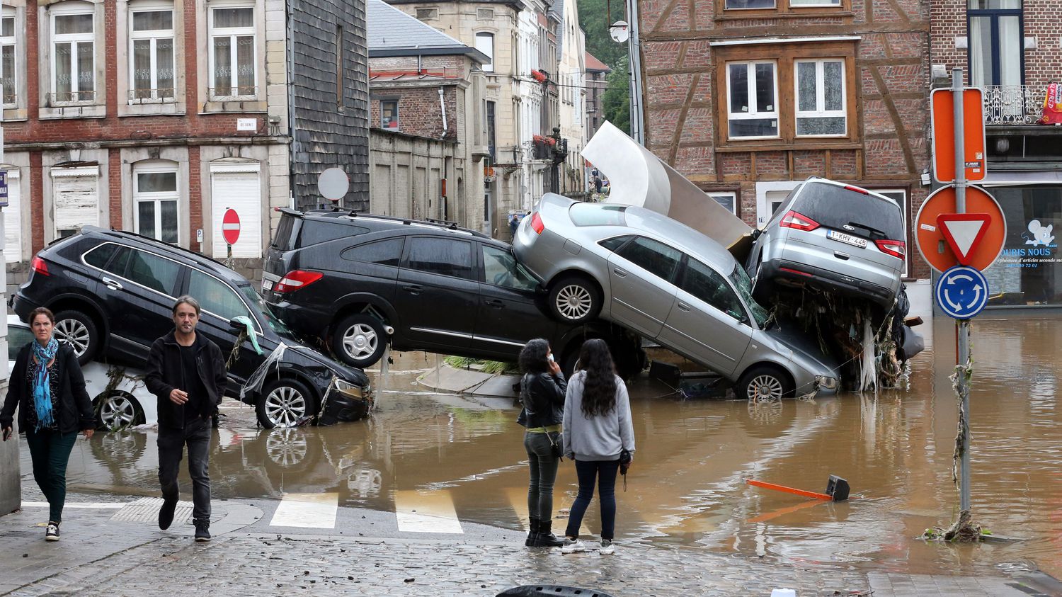 Floods in Belgium: The city of Verviers in shock

