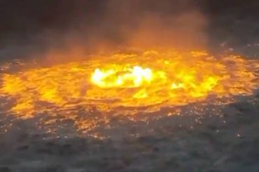 Pipeline leak spreads fire at sea level in the Gulf of Mexico;  Watch the video - 07/02/2021 - World