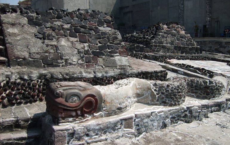 Mexican archaeologists are forced to bury an unusual find in the ancient Aztec capital, Sociantafica.