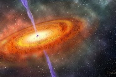 Supermassive black hole closest to Earth / NASA photo