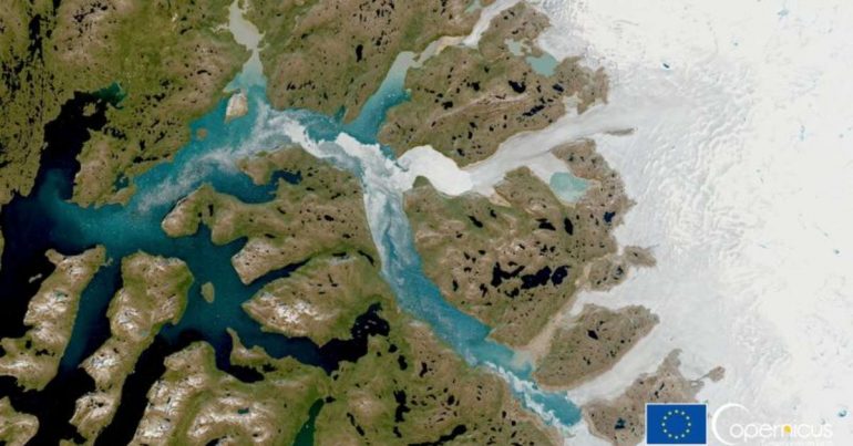 The highest peak in Greenland records rainfall for the first time