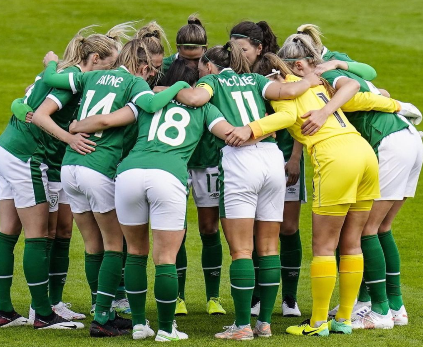   Ireland, a historic day for football.  National team players are paid the same as men

