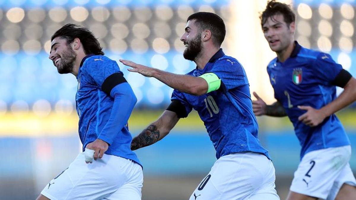 Italy-Ireland U21 2-0: Soot and Katron scored

