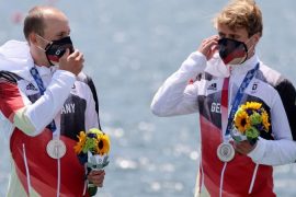 Rowing - Rommelman and Osborne won silver rowing - Sport