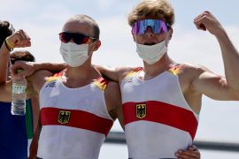 The German pair won their first rowing medal in Tokyo