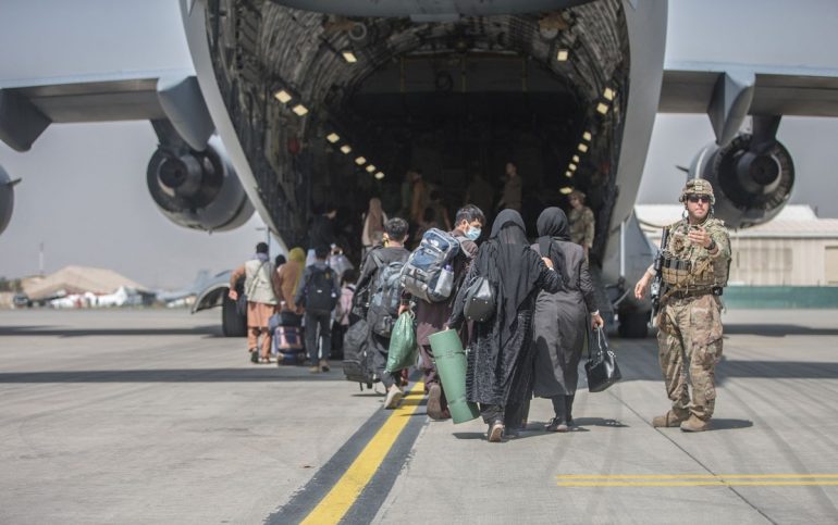 The U.S. accelerated operations in Afghanistan, evacuating 16,000 people in 24 hours