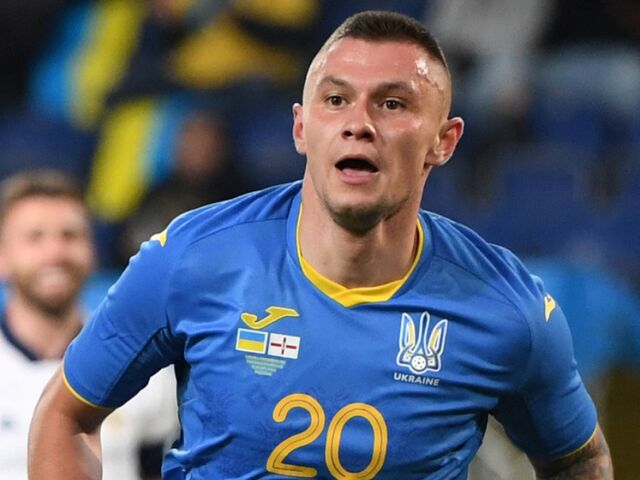 Oleksandr Subkov scored the winning goal for Ukraine. 