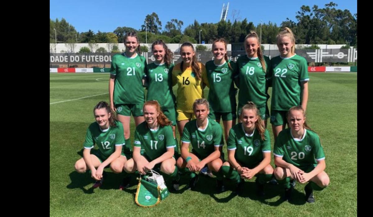 Melissa O'Connor of Losford leads Ireland to an international friendly victory in Lisbon against the Republic of Portugal -

