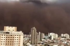 How the cloud of 'swallowed' dust formed inside Sao Paulo