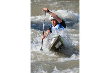 Kayak - Descent.  Quintin Dassour of Strasbourg is the doubles vice world champion
