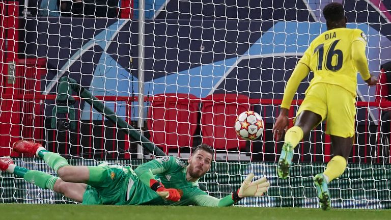 David de Gea made several excellent saves against Villarreal