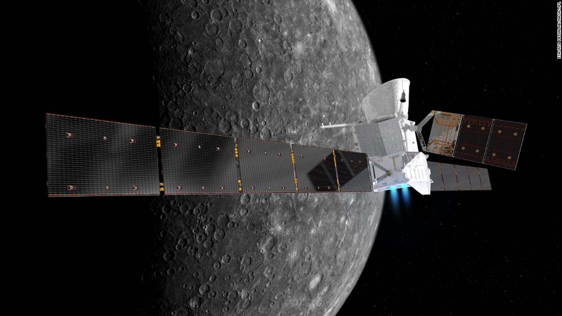 The BeppeColombo mission flies near Mercury for the first time

